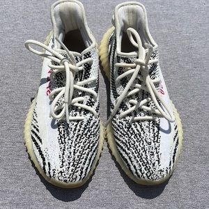 Zebra Yeezys worn a few times